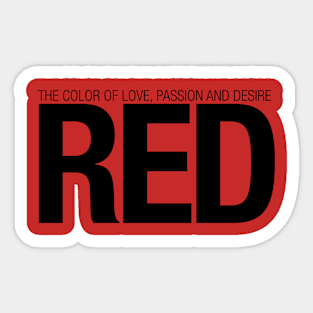 RED feeling Sticker